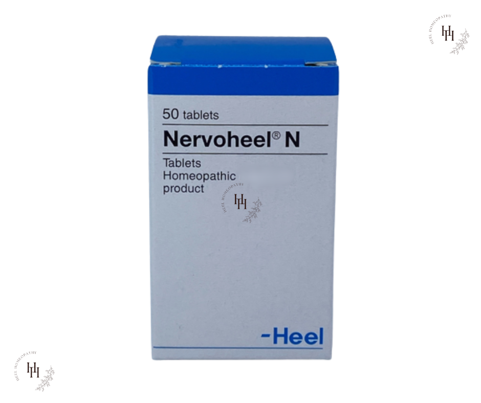 Nervoheel N HEEL Homeopathic Solution for Nervousness Overactive Mind 50 Tablets 5 PACK