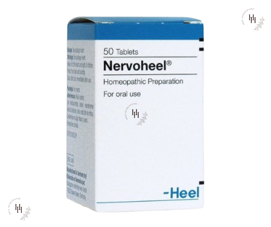 Nervoheel N HEEL Homeopathic Solution for Nervousness Overactive Mind 50 Tablets 5 PACK