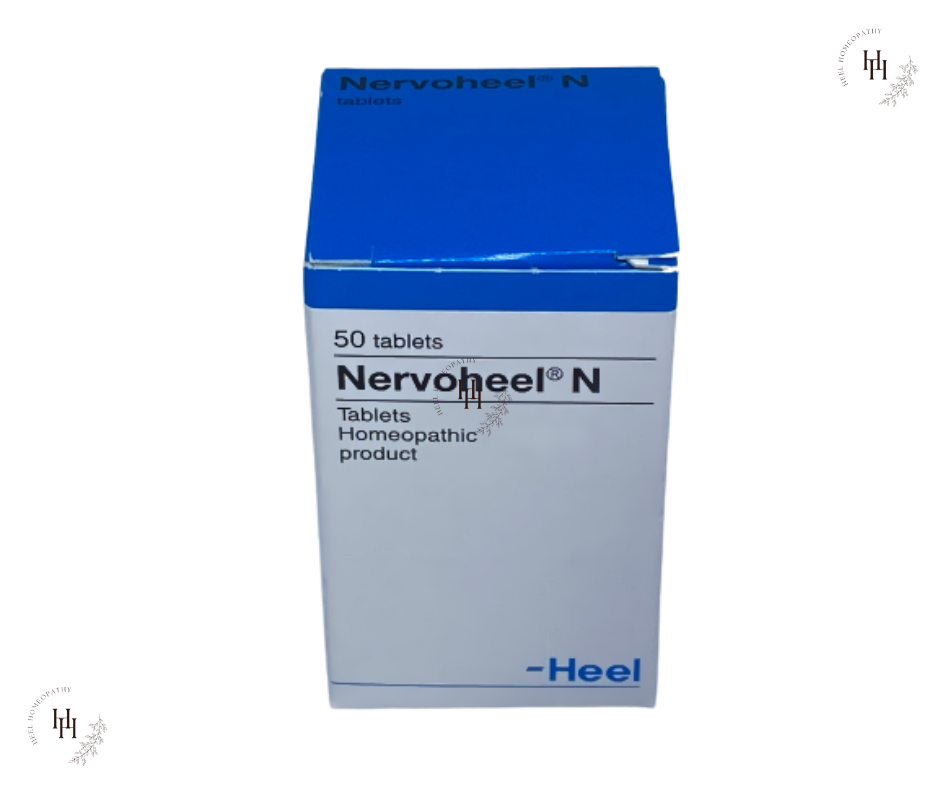 Nervoheel N HEEL Homeopathic Solution for Nervousness Overactive Mind 50 Tablets 5 PACK
