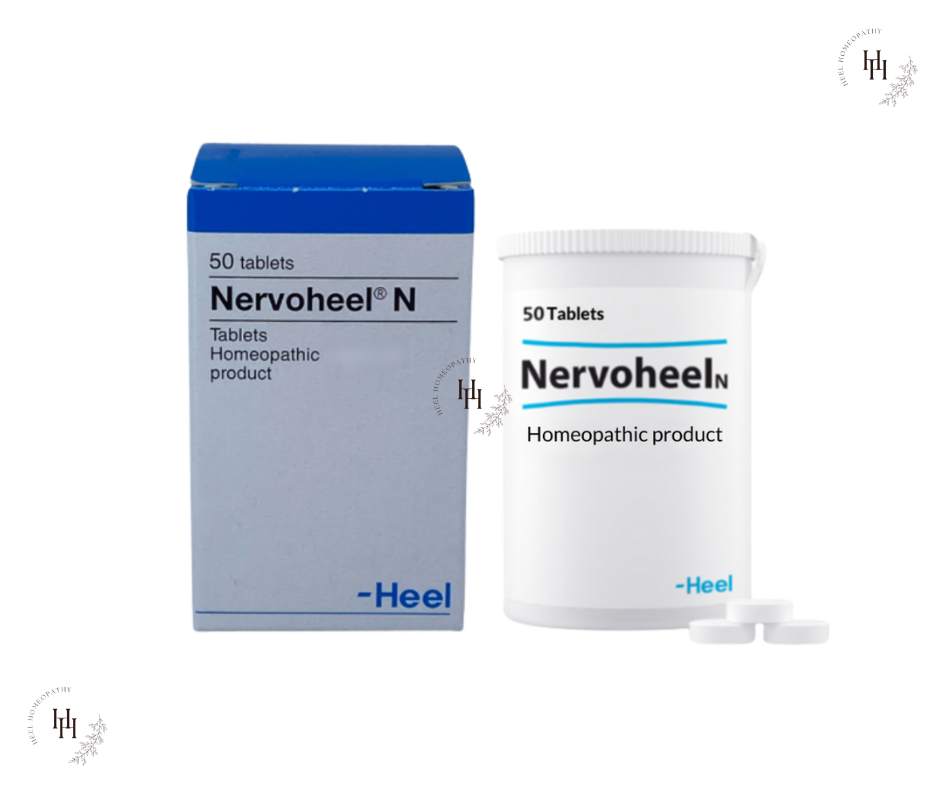 Nervoheel N HEEL Homeopathic Solution for Nervousness Overactive Mind 50 Tablets 5 PACK