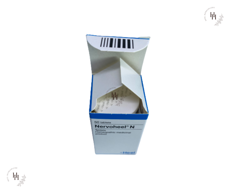 Nervoheel N HEEL Homeopathic Solution for Nervousness Overactive Mind 50 Tablets 5 PACK